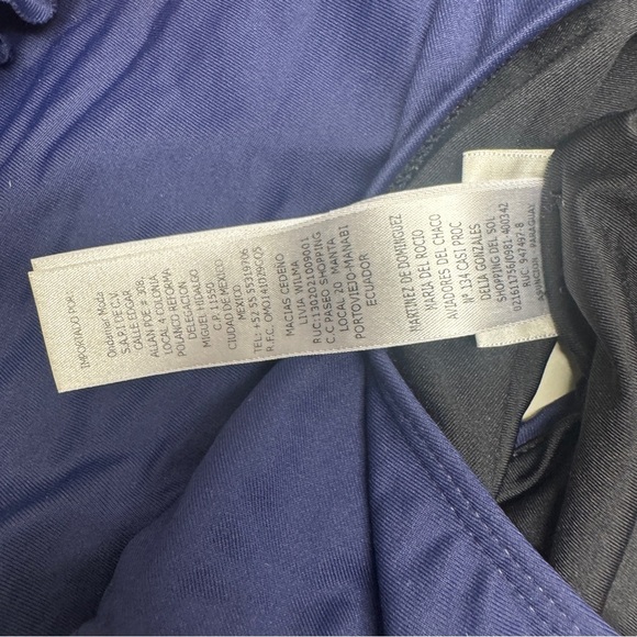 ONDA DE MAR Women’s size M Navy Swimsuit with Colorful Tassels - Picture 11 of 12